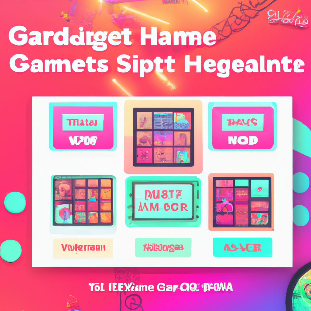 Grid of indie game thumbnails